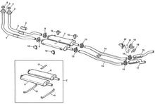 Load image into Gallery viewer, NEW Jaguar exhaust for E-type 6 cylinder 4.2 SER. 2 1964-1968 BSS-JR-017 UK - Peninsula British Parts