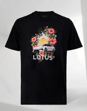 Load image into Gallery viewer, Lotus Men's Retro Tee Hibiscus Emeya - Black XXL LOTMC0207BK5
