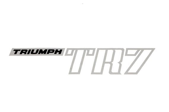 TR7 - ZKC1302 Boot Transfer - TRIUMPH TR7 - SILVER