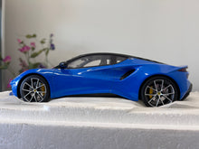 Load image into Gallery viewer, Top Speed 1/18 Model Lotus Emira Seneca Blue-LOTMC0039 from LOTUS CARS in LOTUS PACKAGING
