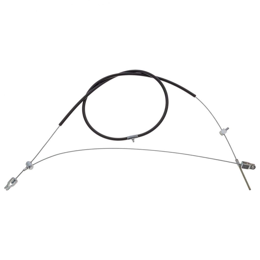 MGB-AHH7392 BRAKE CABLE, Models w/ Wire Wheels and 3-SYNCRO Transmission w/ Tube Type Axle