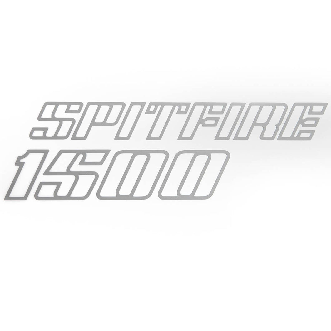 spitfire-ykc1455 Hood Emblem Spitfire 1500 Silver 1975-80
