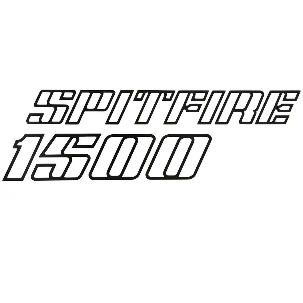 spitfire-ykc1454 Hood Emblem Spitfire 1500 Black 1975-80