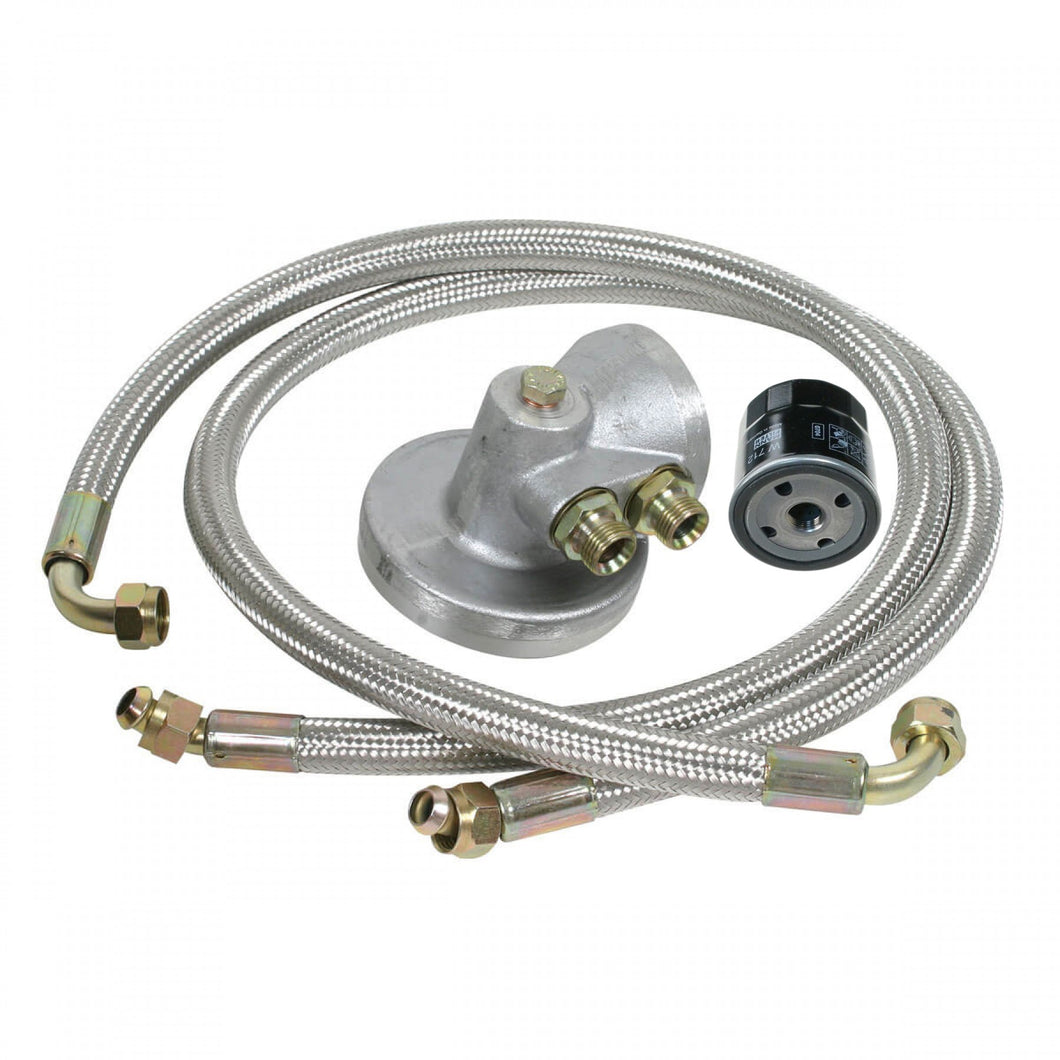 tr6-635-285 Spin-On Adapter & braided stainless steel Oil Cooler hoses  Installation Kits