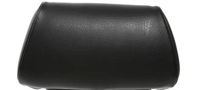 MGB-X3A6185C Headrest Covers black  pear style (Pair)