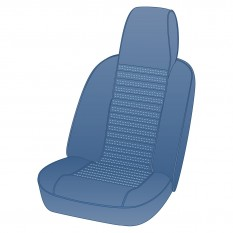 TR6-SC2044BL BLUE SEAT KIT 1970-72