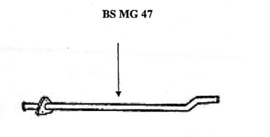 midget-MG47 British exhaust BELL Link Pipe 1975-1979