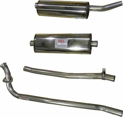 mgb-MG343K Bell Stainless Exhaust system 4 piece 1975-1980