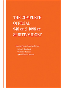 midget-X023 The Complete Official 948 cc & 1098 cc Austin-Healey Sprite - MG Midget