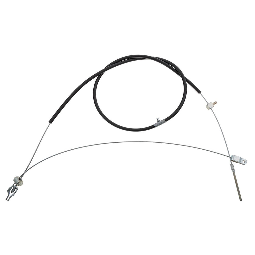 MGB-AHH5228 BRAKE CABLE for WIRE WHEEL MODELS w/ 1962-66 BANJO TYPE AXLE