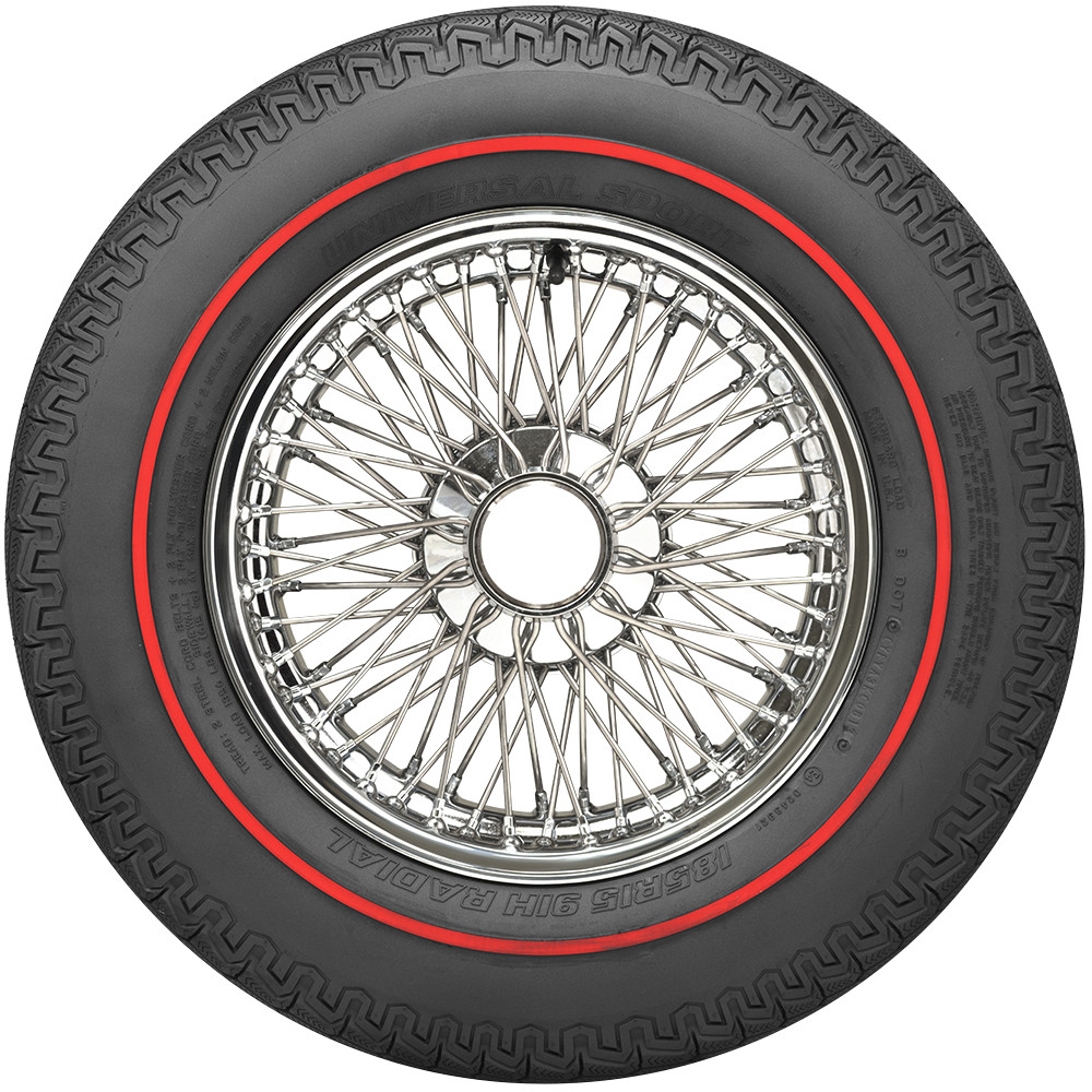 TR6-185HR15 UNIVERSAL REDLINE TIRE TR6/ call for availability